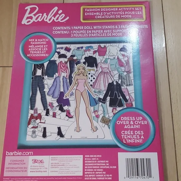Barbie fashion designed activity set 3+new - Picture 2 of 2